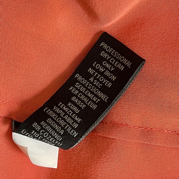 ❤️❤️Tibi SO PRETTY! Coral Silk Dress. Absolutely stunning! - Picture 7 of 8